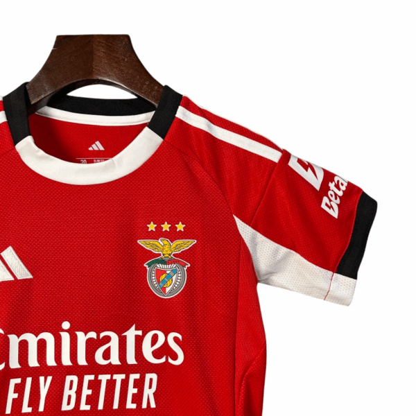 25/26 Benfica Home Kids Kit (Shorts+Jersey) - Image 3