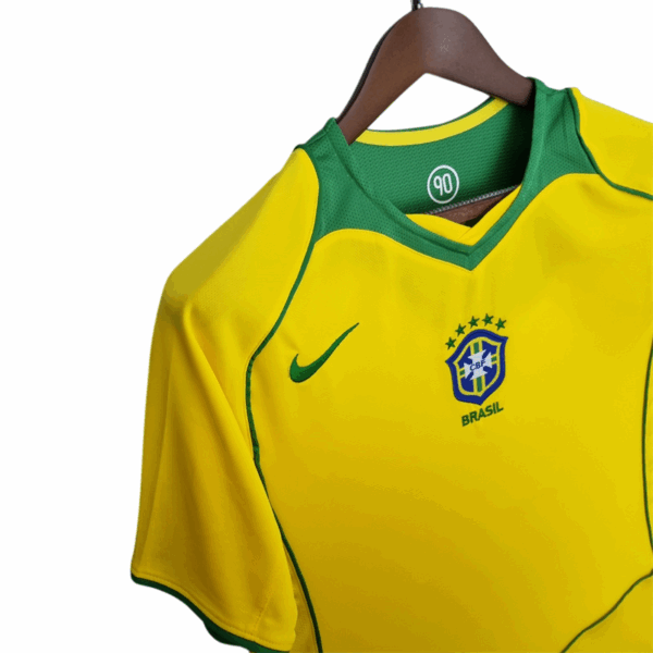03/04 Brazil Home Jersey Retro - Image 3