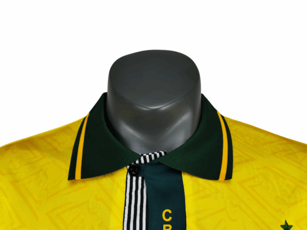 91/92 Brazil Home Jersey Retro - Image 3
