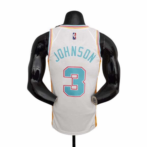 San Antonio Spurs Johnson#3 NBA Jersey - Image 4