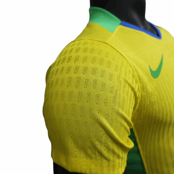 25/26 Brazil Home Jersey Player Version - Image 3