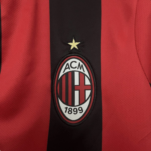 03/04 AC Milan Home Jersey Retro - Image 5