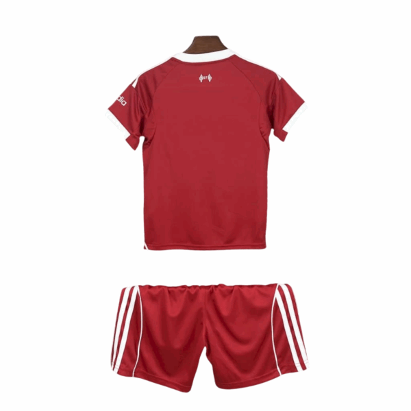 25/26 Liverpool Home Kids Kit (Shorts+Jersey) - Image 2