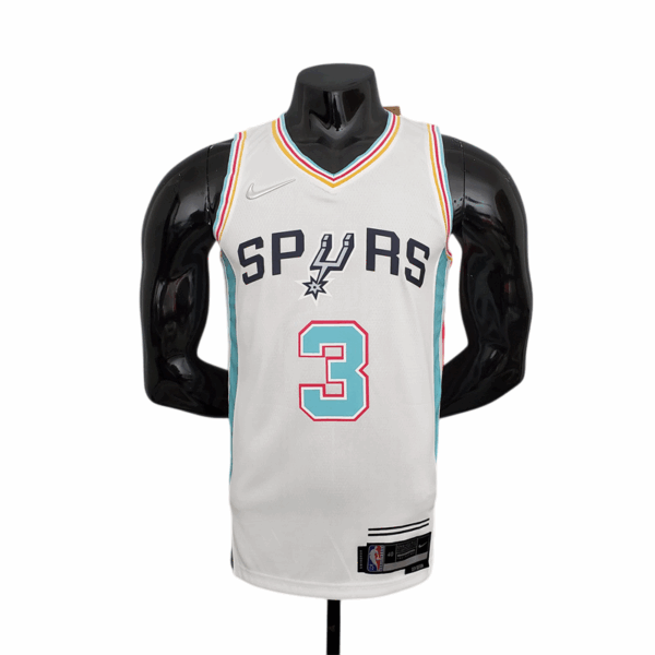 San Antonio Spurs Johnson#3 NBA Jersey
