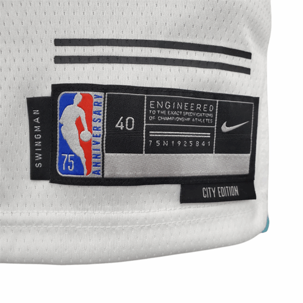 San Antonio Spurs Johnson#3 NBA Jersey - Image 2