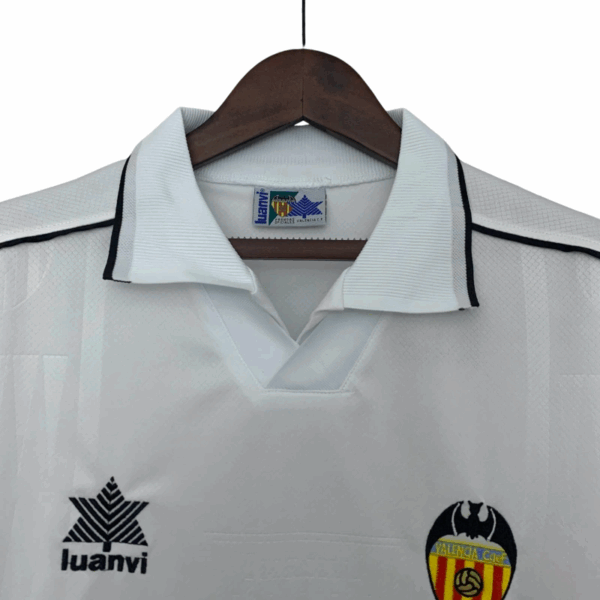 96/97 Valencia Home Jersey Retro - Image 4