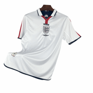2004 England Home Jersey Retro