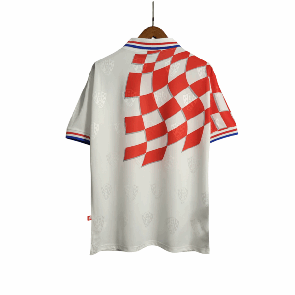 1998 Croatia Home Jersey Retro - Image 4