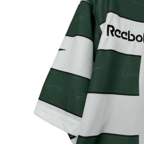 00/01 Sporting Home Jersey Retro - Image 4