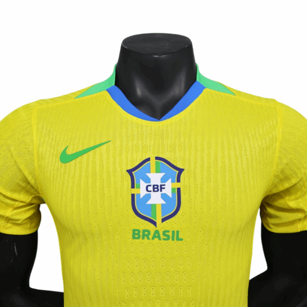 25/26 Brazil Home Jersey Player Version - Image 4