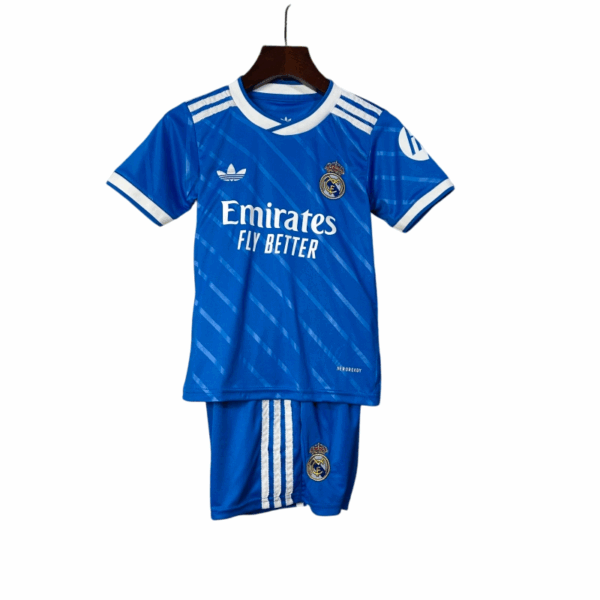 25/26 Real Madrid Away Kids Kit (Shorts+Jersey)