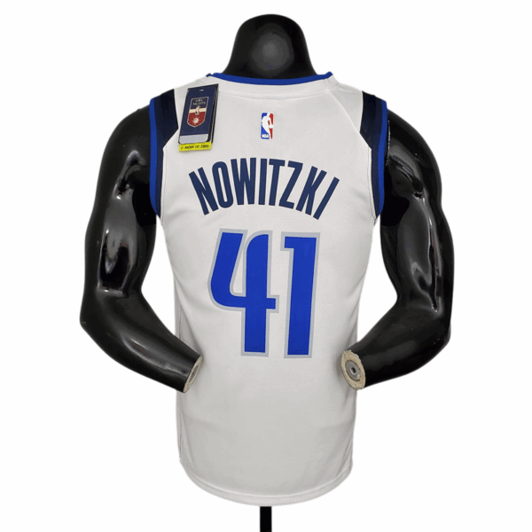 Dallas Mavericks Nowitzki#41 NBA Jersey - Image 2