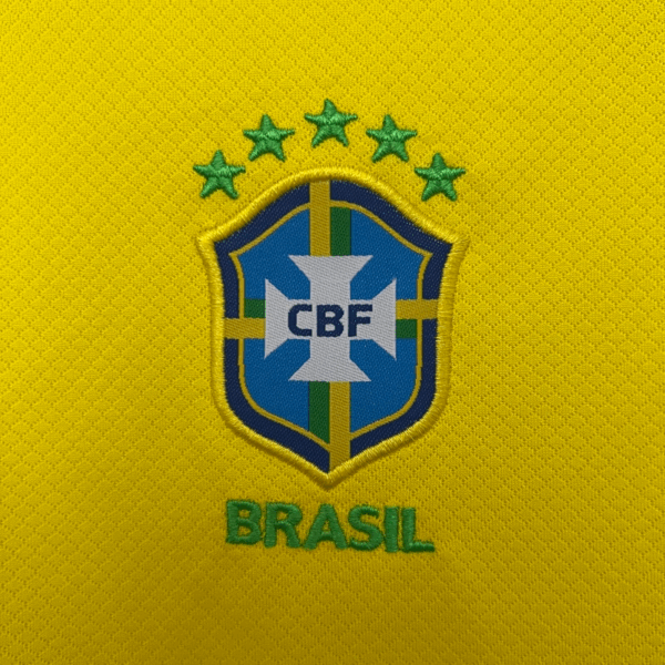25/26 Brazil Home Kids Kit (Shorts+Jersey) - Image 3