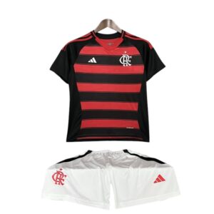 25/26 Flamengo Home Kids Kit (Shorts+Jersey)