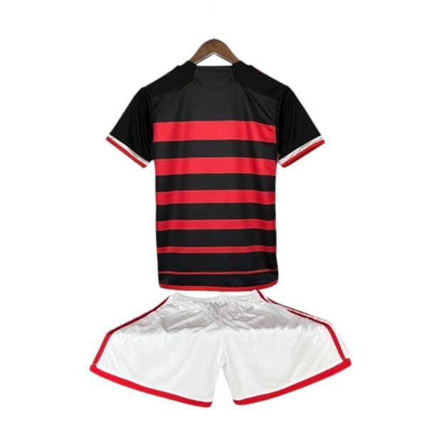 24/25 Flamengo Home Kids Kit (Shorts+Jersey) - Image 4