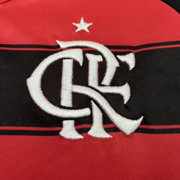 25/26 Flamengo Home Kids Kit (Shorts+Jersey) - Image 2