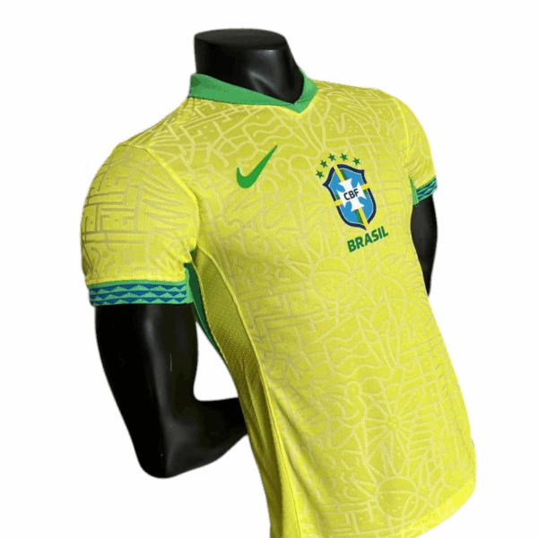 24/25 Brazil Home Jersey Player Version - Image 3