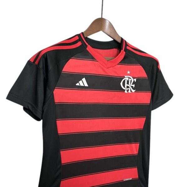 25/26 Flamengo Home Kids Kit (Shorts+Jersey) - Image 3