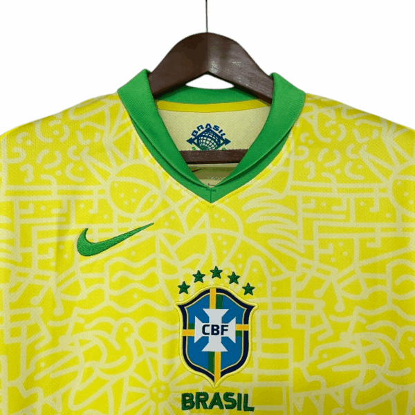 24/25 Brazil Home Jersey Fan Version - Image 4