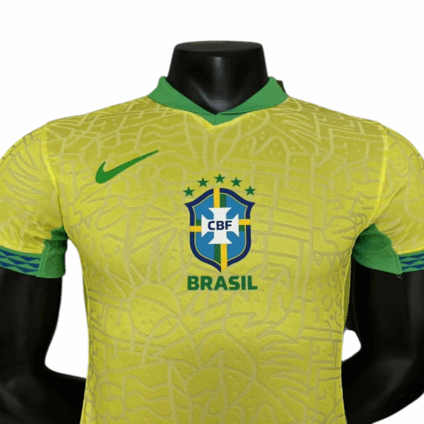 24/25 Brazil Home Jersey Player Version - Image 2
