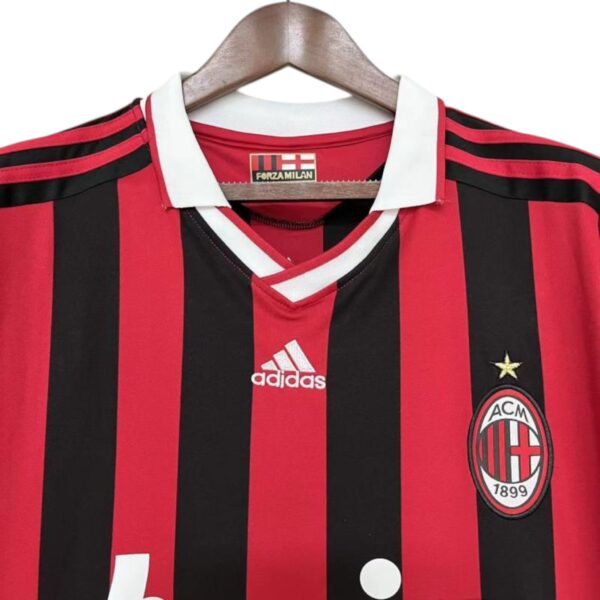 09/10 AC Milan Home Jersey Retro Version - Image 4